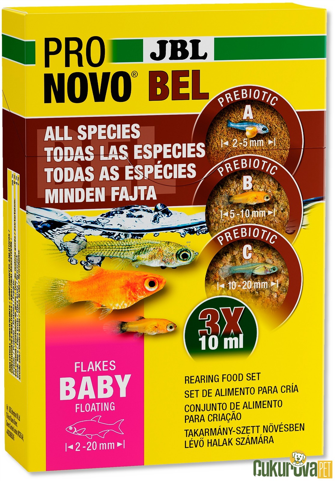 JBL PRONOVO BEL FLAKES BABY 3 X 10ML4014162062246