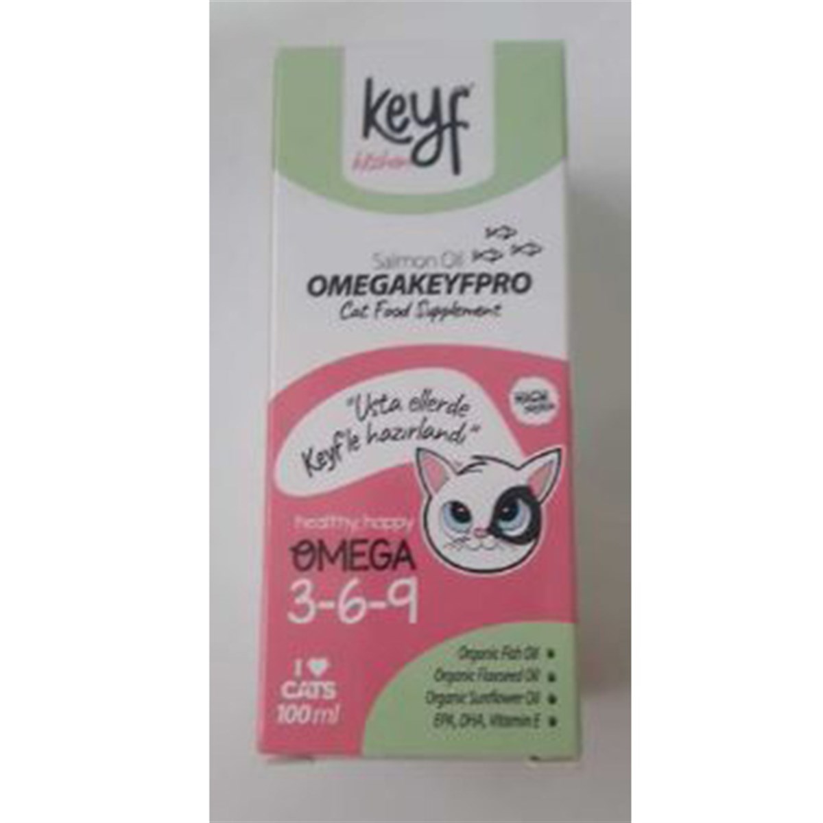 KEYF SOMON YAĞI KEDİLER İÇİN OMEGA 3-6-98683175761918