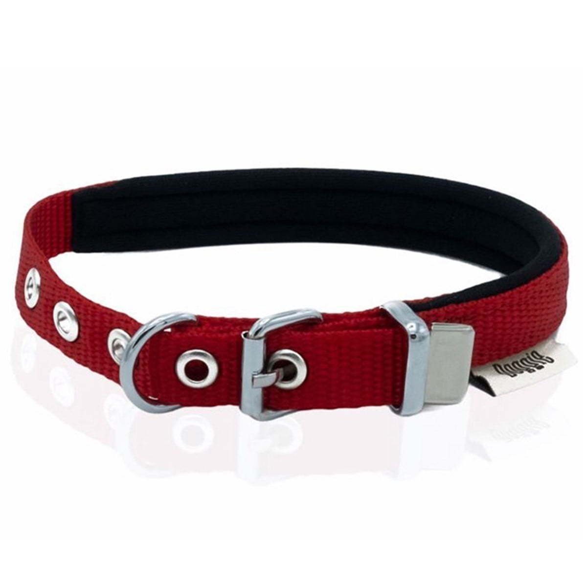 DOGGİE KONFOR DOKUMA BOYUN TASMASI KIRMIZI 2,5X42-50CM