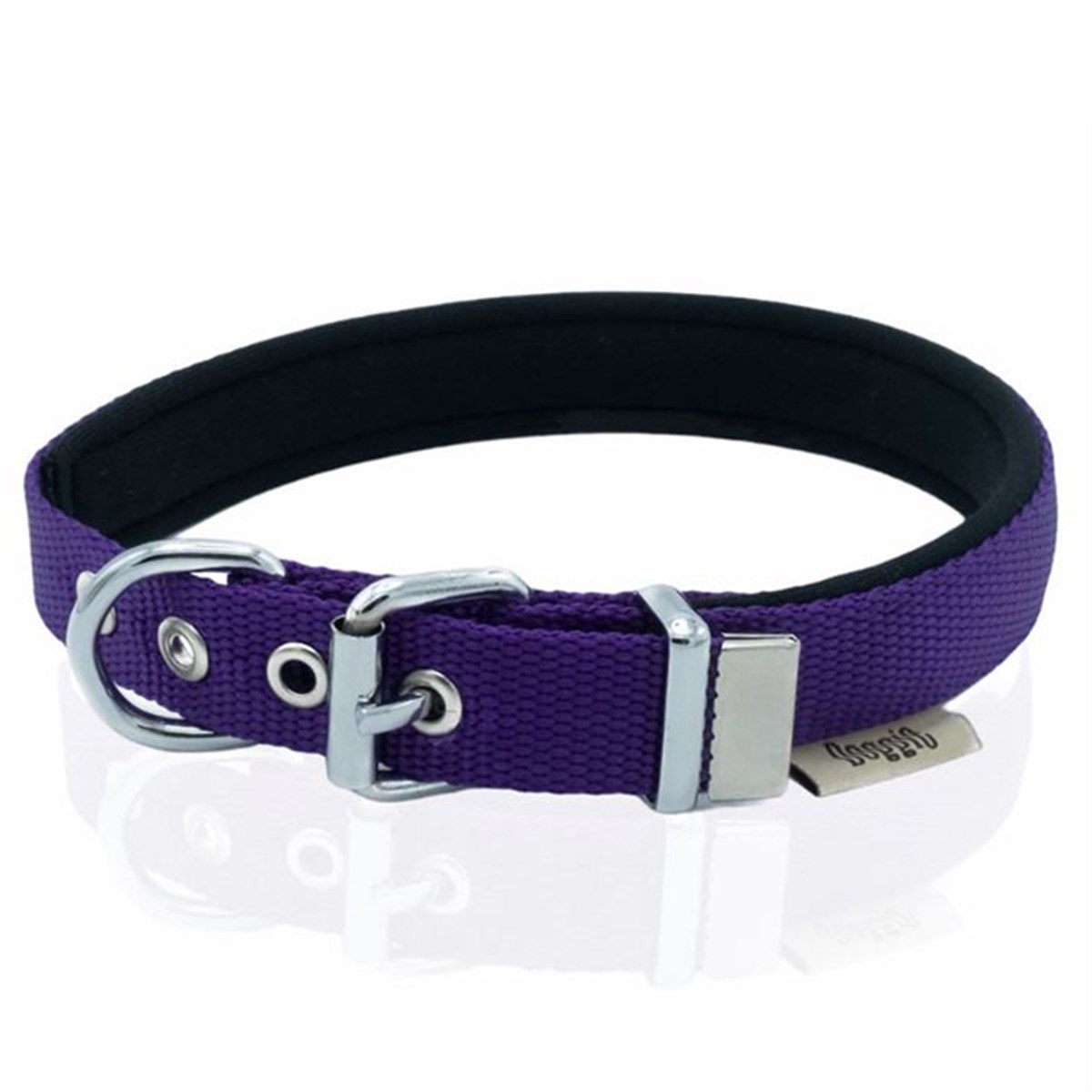 DOGGİE KONFOR DOKUMA BOYUN TASMASI MOR 2,5X37-45CM