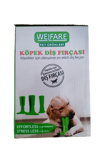 KÖPEK KAUÇUK DIS FIRÇASI L