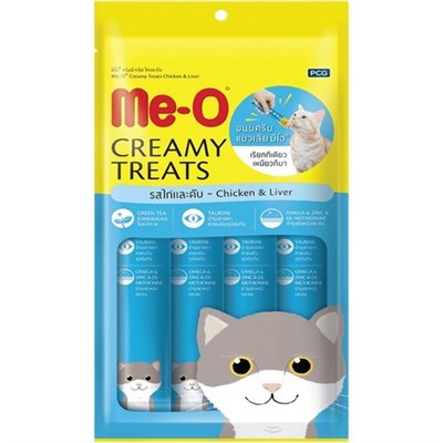ME-O CREAMY TAVUKLU VE CİĞERLİ KEDİ ÖDÜLÜ 4X15 GR