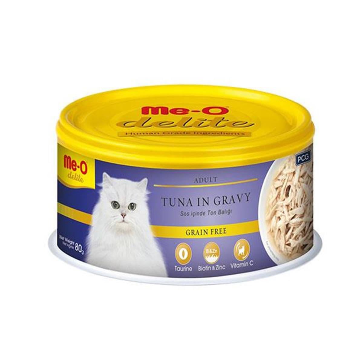 ME-O DELİTE TAHILSIZ BALIKLI SOSLU YAŞ KEDİ MAMASI 80GR8850477024137