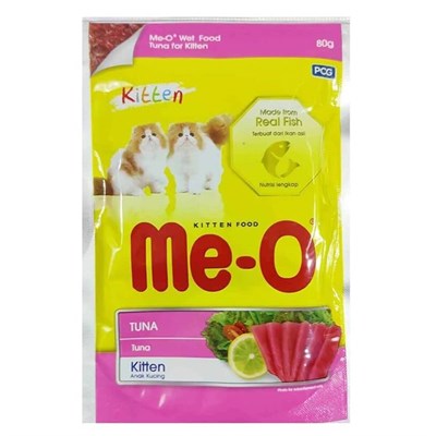 ME-O JÖLE İÇİNDE POUCH TON BALIKLI YAVRU KEDİ KONSERVESİ 80GR