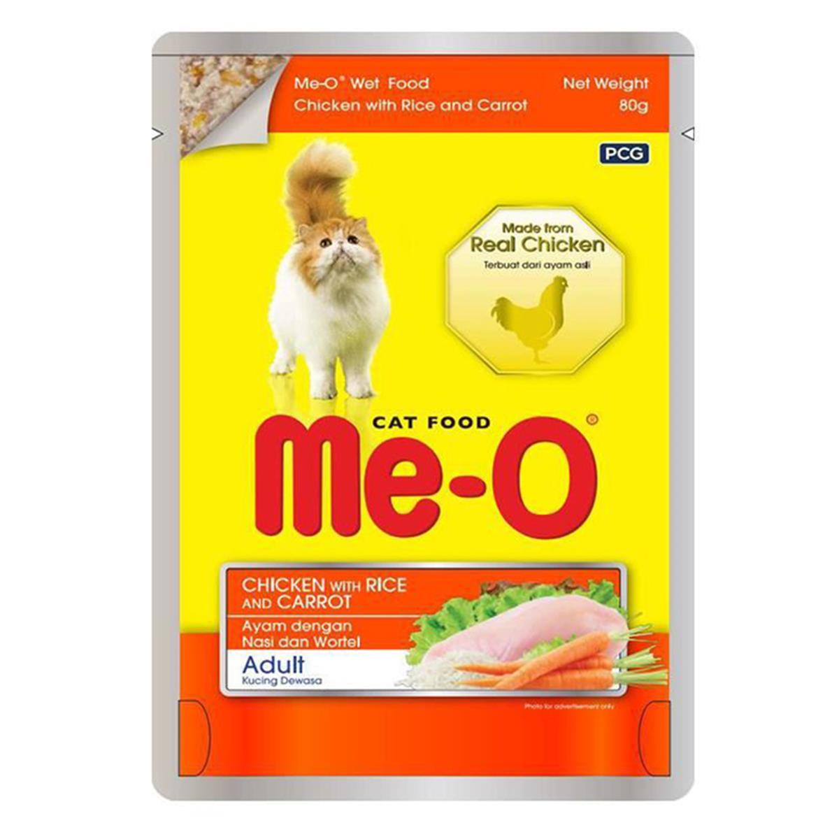 ME-O TAVUK PİRİNÇ VE HAVUÇLU POUCH KEDİ KONSERVESİ 80GR8850477027824
