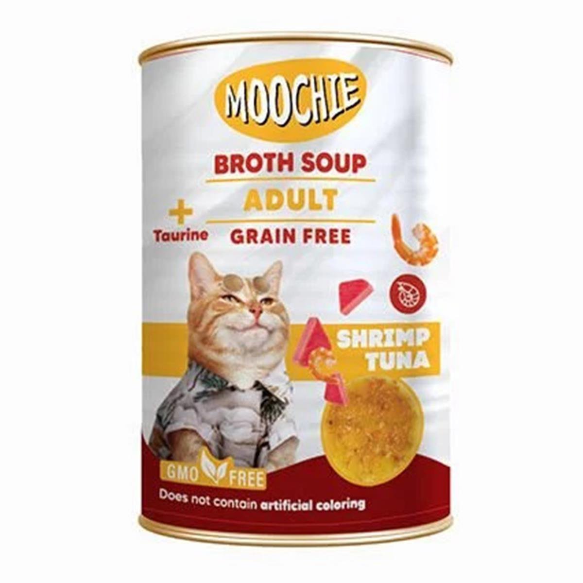 MOOCHİE ET SUYU ÇORBA KARİDES TON B.YET. KEDİ 135 ML8859710205647