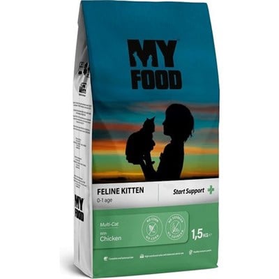 MY FOOD TAVUKLU YAVRU KEDİ MAMASI START SUPPORT 1,5 KG