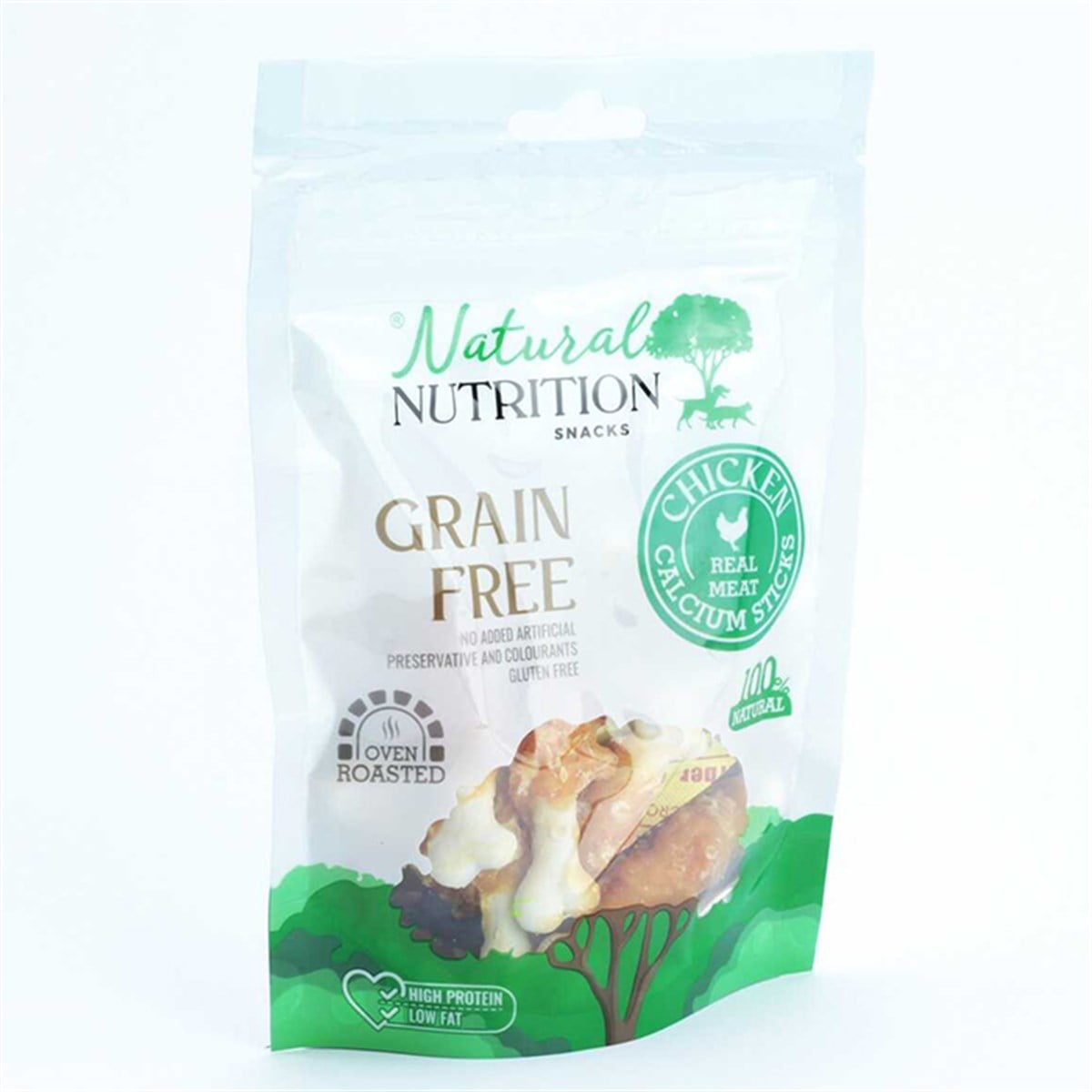 NATURAL NUTRİTİON TAVUK ETİ KALSİYUM KEMİK KÖPEK ÖDÜLÜ 75 GR8683497000603