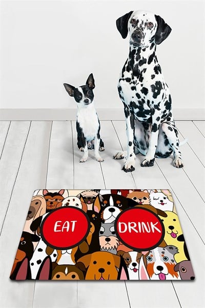 PVC DOGS BOWL KEDİ KÖPEK MAMA PASPASI