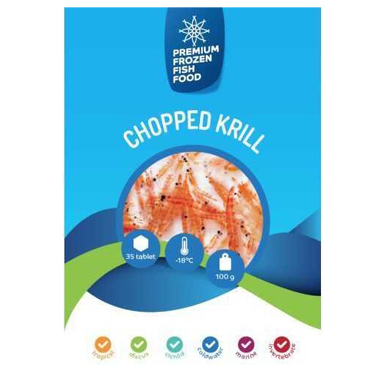 RDM CHOPPED KRİLL 100 GR 35 ADET6939090300001