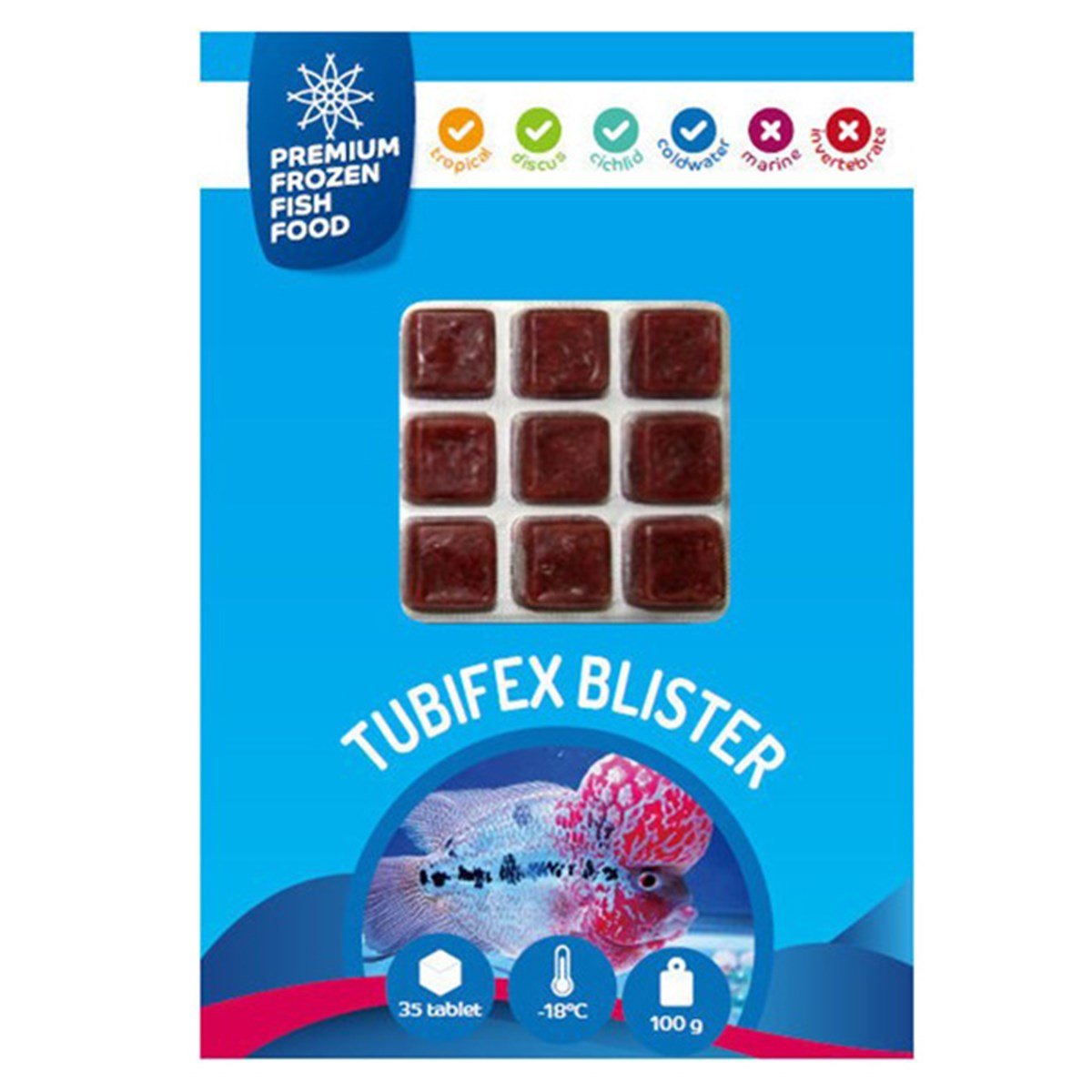 RDM DONDURULMUŞ YEM TUBİFEX BLİSTER6939090300254