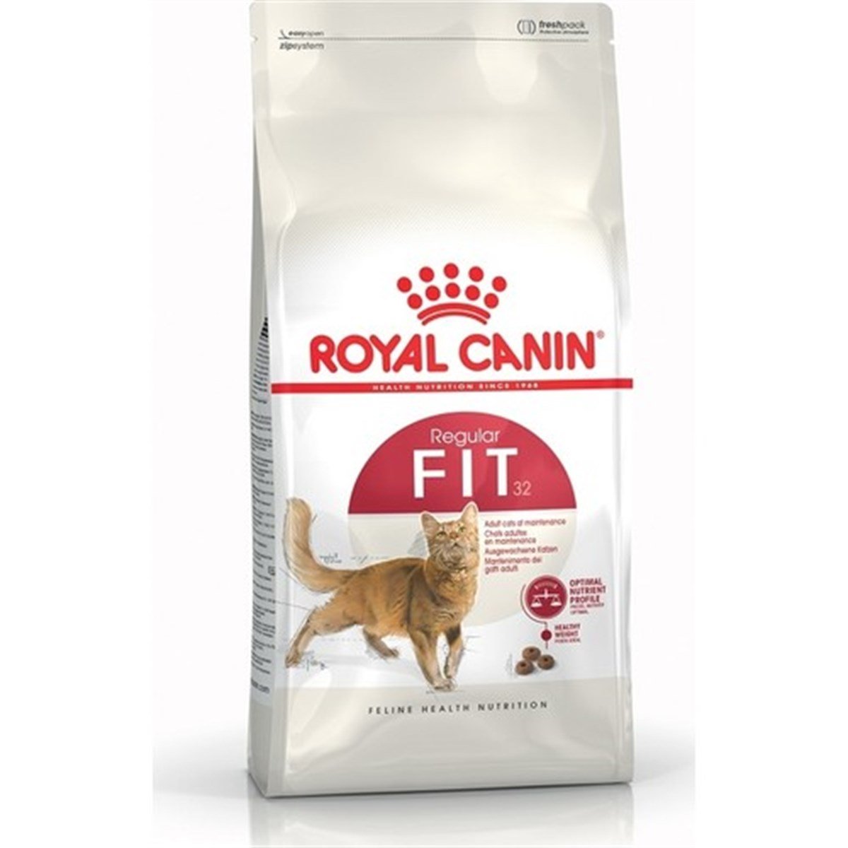 ROYAL CANIN REGULAR FIT 32 KEDI MAMASI 4 KG+2 ADET 85 GR YAŞ MAMA3182550702225