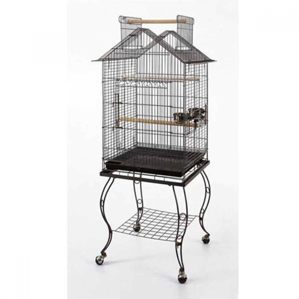 SEHPALI PAPAĞAN KAFESİ KROM (51X51X139) 