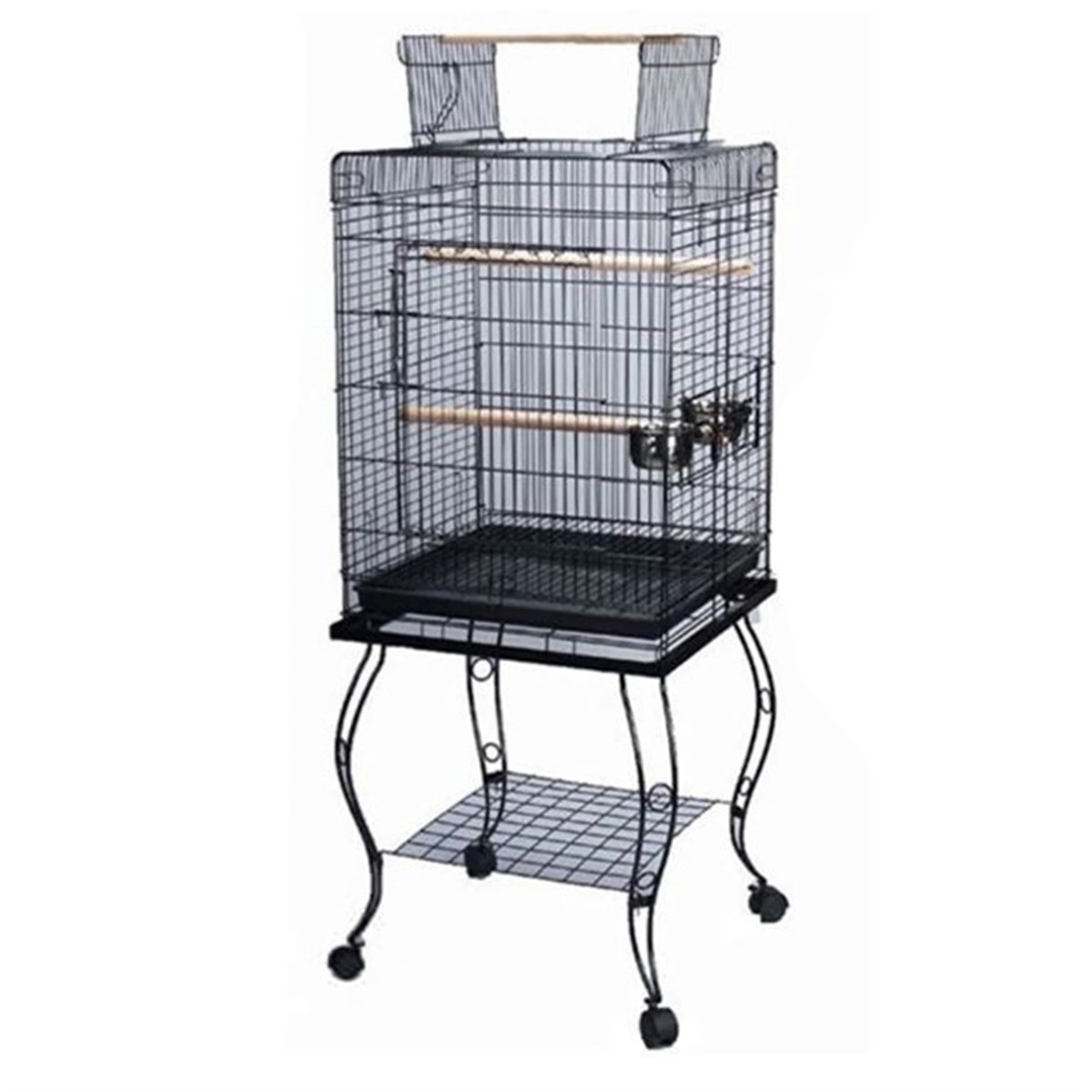 SEHPALI PAPAĞAN KAFESİ SİYAH (51X51X129)1830000090980