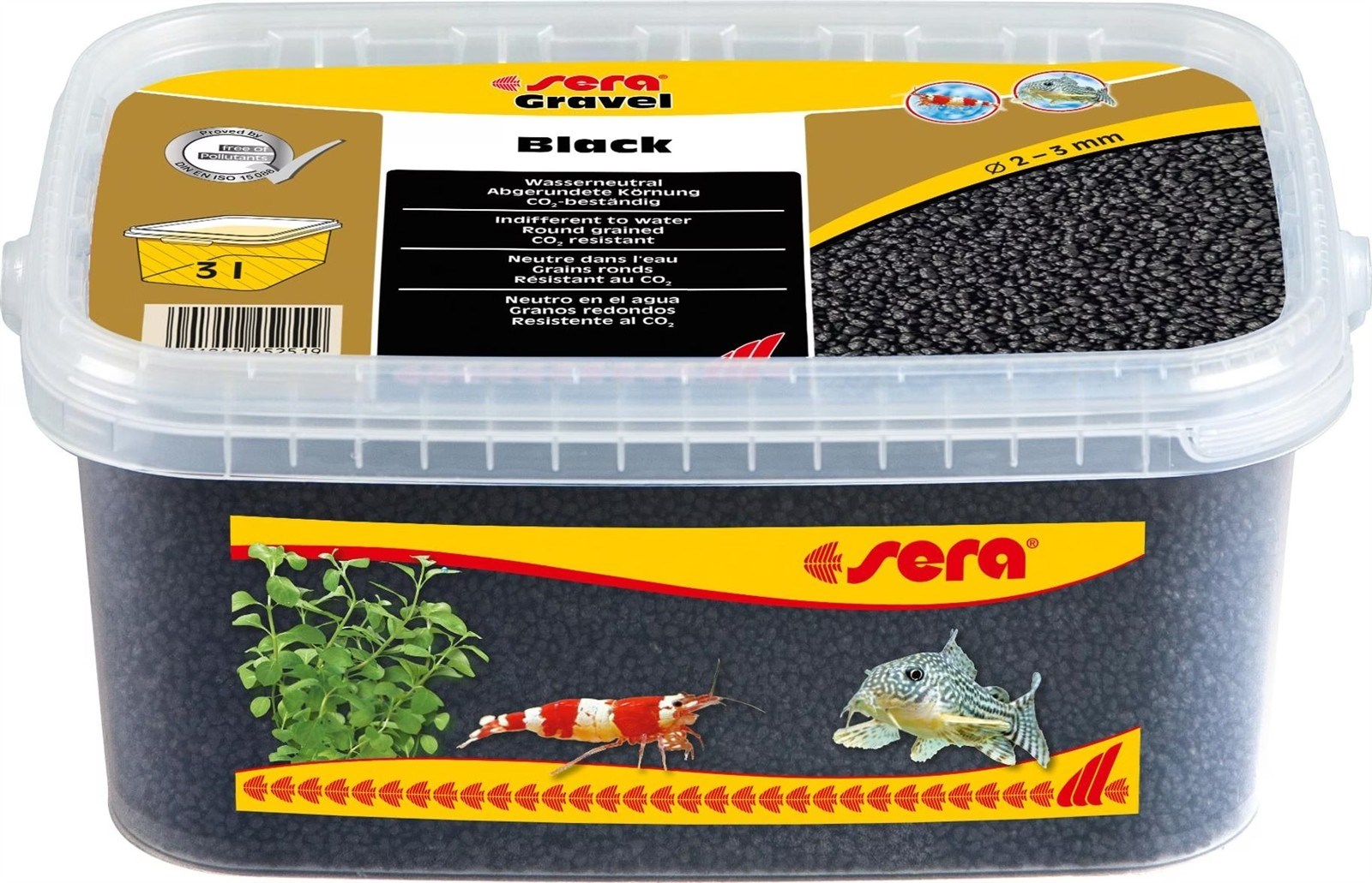 SERA AKVARYUM KUMU SİYAH 2-3 MM 3 LİTRE4001942452519