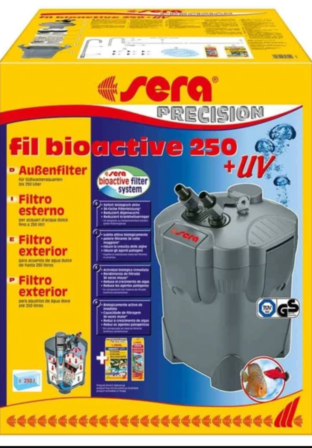 SERA FİL BIOACTIVE 250 DIŞ FİLTRE+ UV LAMBA4001942306041
