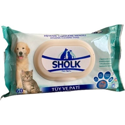 SHOLK TEMİZLEME MENDİLİ 60 LI