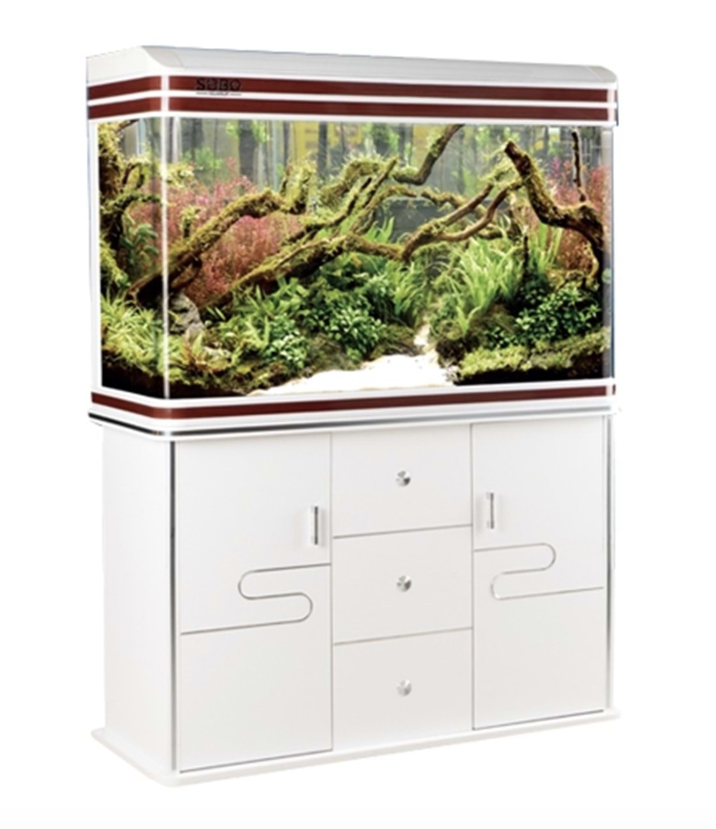 SOBO 100F MOBİLYALI AKVARYUM 100 X 38 X 67,5 CM BEYAZ6925394870586