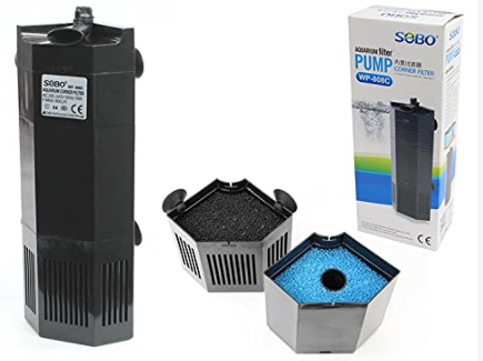 SOBO KÖŞE İÇ FİLTRE 800L/H 15W -WP-808C 6925394800132