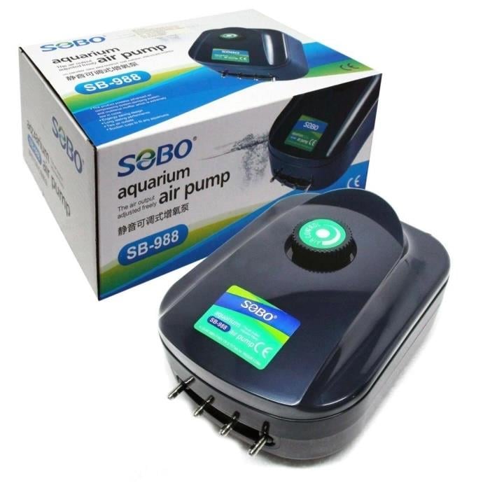 SOBO SB-988 4 ÇIKISLI AYARLANABILIR HAVA MOTORU 12W 4X4 LT/DK6925394820260