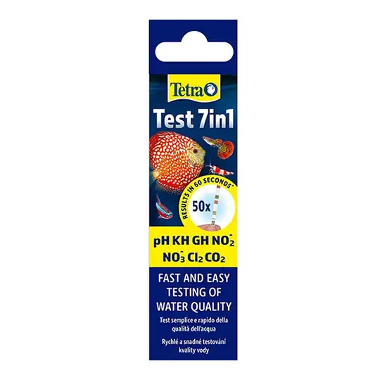 TETRA TEST 7IN1 STICK TEST ÇUBUĞU - 50 ADET4004218330719