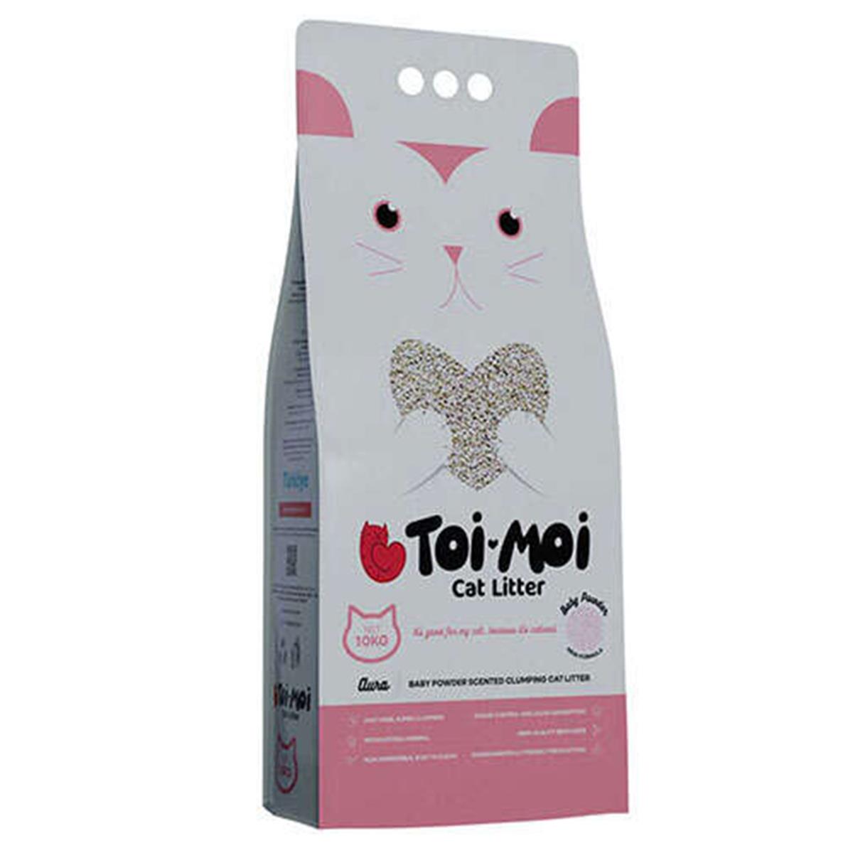 TOİ MOİ KEDİ KUMU PUDRALI 10KG (12LT) KEDİ KUMU8683363416989