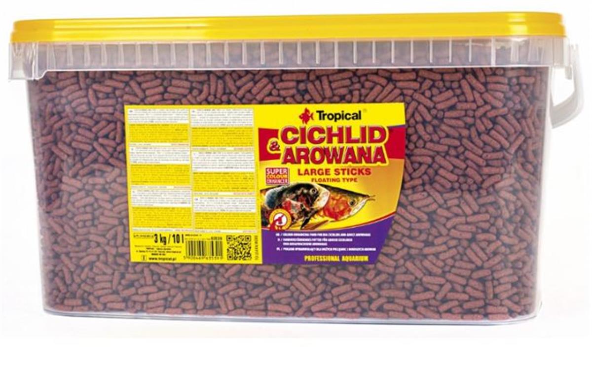 TROPİCAL CICHLID AROWANA LSTICK 10L 3 KG 635395900469635391