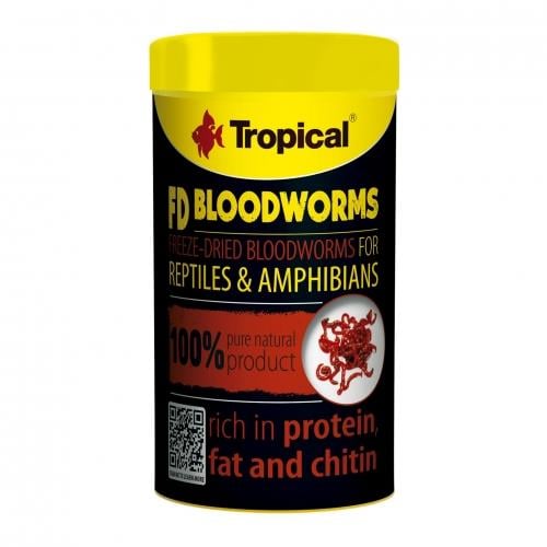 TROPICAL- FD BLOOD WORMS 100ML/7GR5900469111437