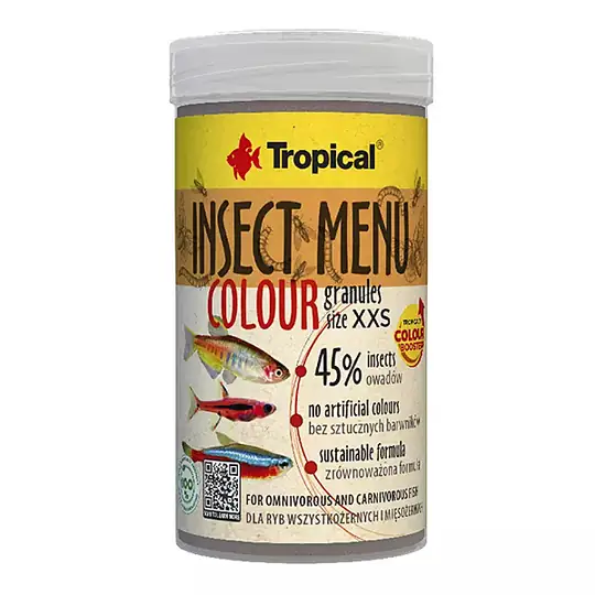 TROPİCAL INSECT MENU COLOUR GRANULES SİZE XXS 250ML/160GR5900469640449