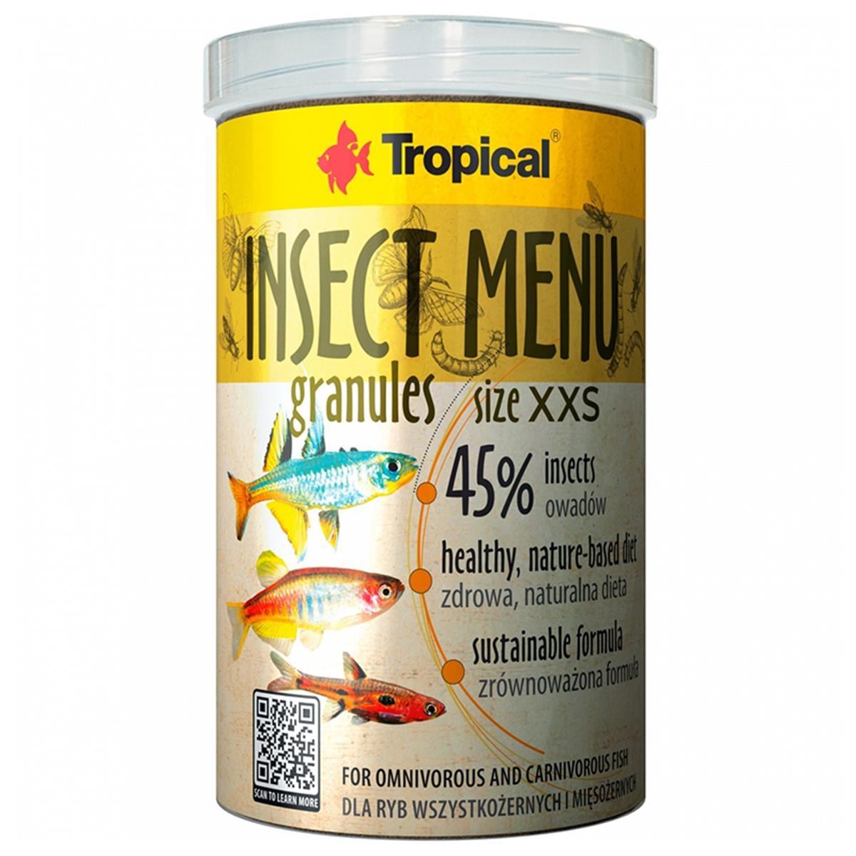 TROPICAL-INSECT MENU GRAN. XXS 250ML/160GR