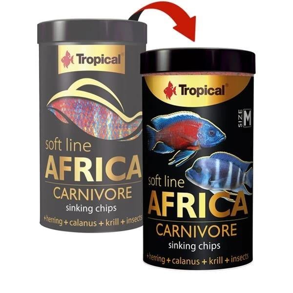 TROPİCAL SOFT LİNE AFRİCA CARNİVORE 10 LT  3.2 KG5900469677797