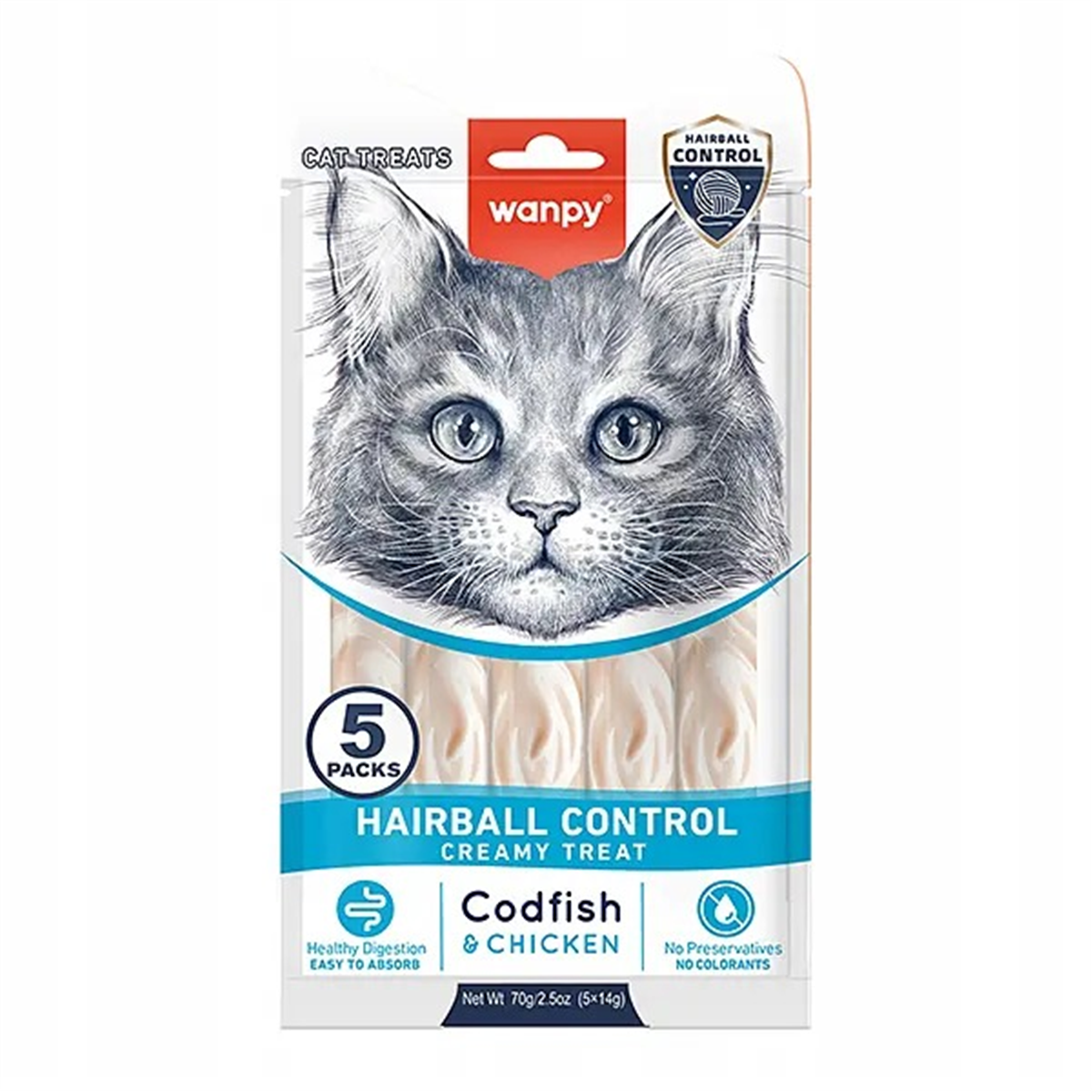 WANPY HAİRBALL CONTROL MORİNA BALIĞI&TAVUK 5X14 G6927749871750