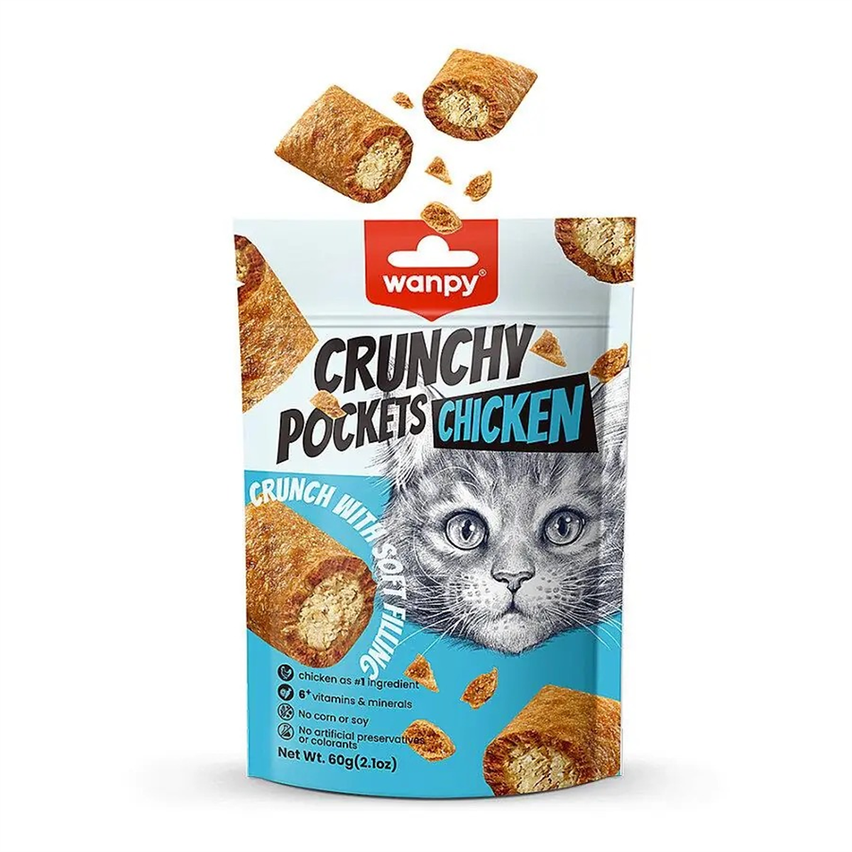 WANPY KEDİ CRUNCH ÖDÜL TAVUK 60G16927749825408