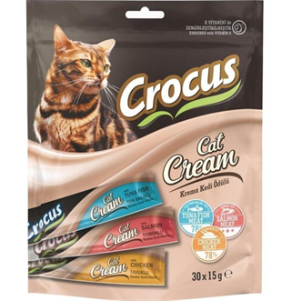 CROCUS KARIŞIK ÇOKLU KREMA KEDİ ÖDÜLÜ 30X15G8681085429867