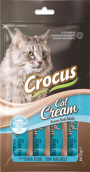 CROCUS TON BALIKLI KREMA KEDİ ÖDÜLÜ 4X15G8681085429843