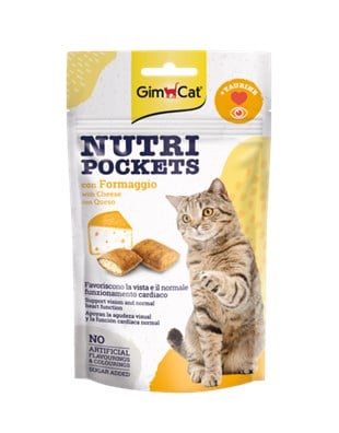 GimCat NutriPockets Peynirli Taurinli Kedi Ödülü 60 gr4002064400716