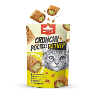 WANPY KEDİ CRUNCH ÖDÜL CATNİPLİ & TAVUKLU 60G16927749825422