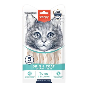 WANPY SKİN&COAT TON BALIĞI&SOMON F.KREMA ÖDÜL 5X14GR6927749871743
