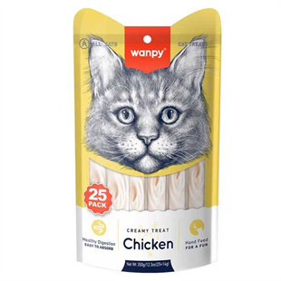 WANPY TAVUK 25-14 GR KREMA KEDİ ÖDÜLÜ6927749871354
