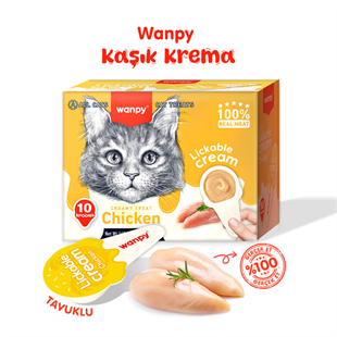 WANPY TAVUKLU 16 GR KAŞIKLI KEDİ ÖDÜL KREMASI6927749871910