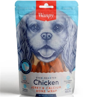 WANPY TAVUKLU KALSİYUM KEMİKLİ KÖPEK ÖDÜLÜ 100GR6927749812302