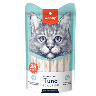 WANPY TON&MORİNA BALIKLI 25-14 GR KREMA KEDİ ÖDÜLÜ6927749871385