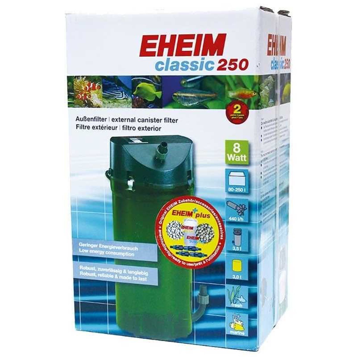  EHEIM CLASSIC 250 2213-05 İÇİ DOLU4011708221389