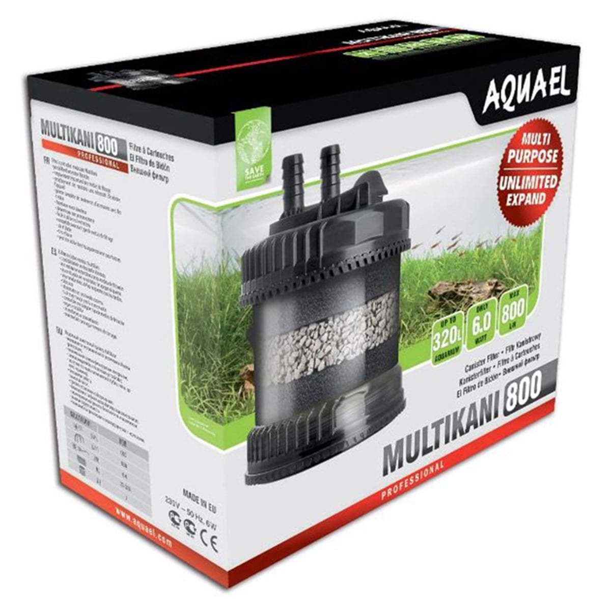 109441-AQUAEL FILTER MULTI KANI 800W5905546133456