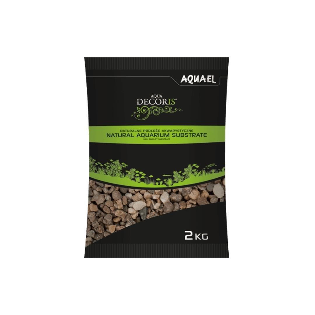 115469-AQUAEL MULTICOLORED GRAVEL NAT. 5-10 MM 10 KG5905546312981