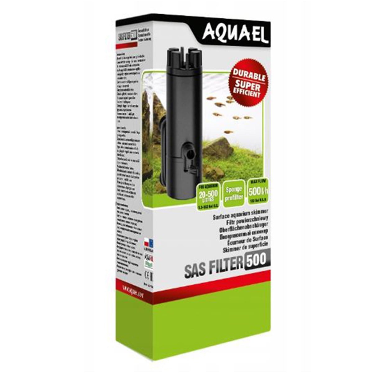 129896-AQUAEL FILTER SAS 500 SKIMMER5905546337533