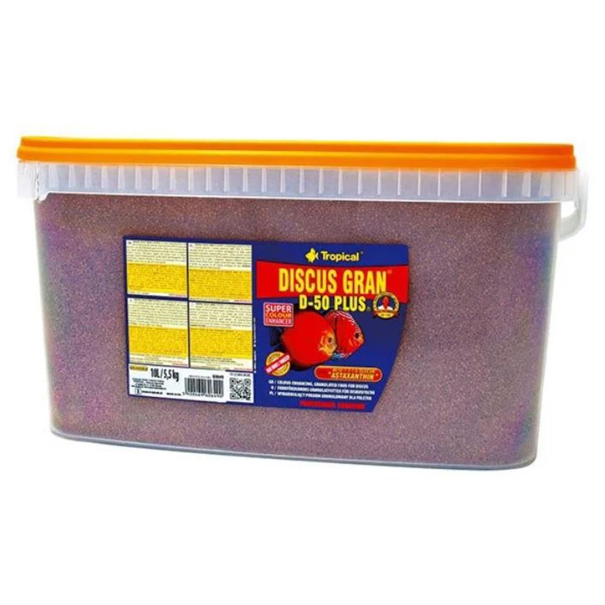 61619-TROPICAL DISCUS GRAN. D-50 PLUS 10L/4,4KG5900469616192