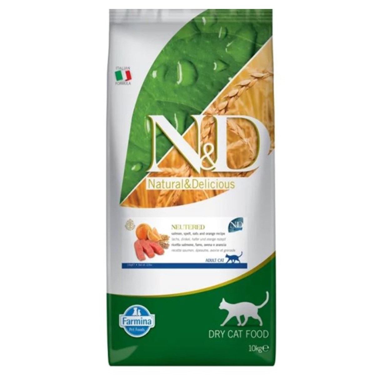 AÇIK N&D DÜŞÜK TAHILLI SOMONLU KISIRLAŞTIRILMIŞ KEDİ MAMASI 1 KG0046