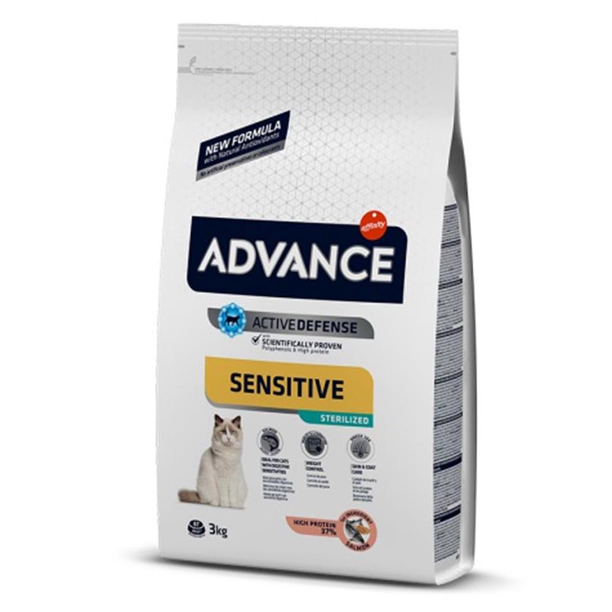 ADVANCE HİNDİLİ KISIRLAŞTIRILMIŞ KEDİ MAMASI 3 KG8410650167909