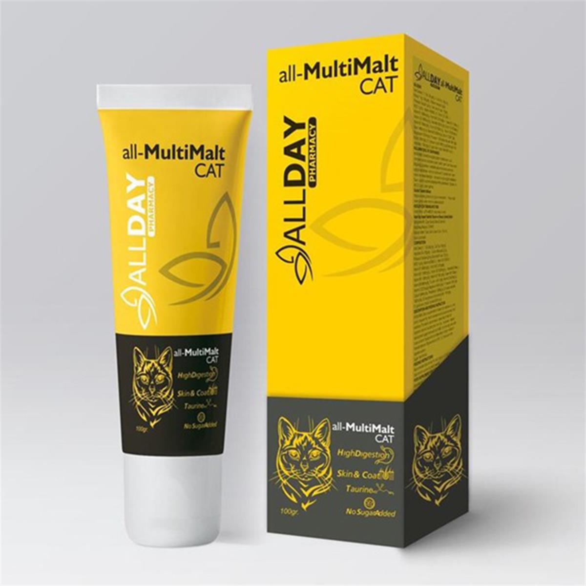 ALLDAY ALL-MULTIMALT MULTIVITAMIN KEDI MACUNU 100 GR8680589173740